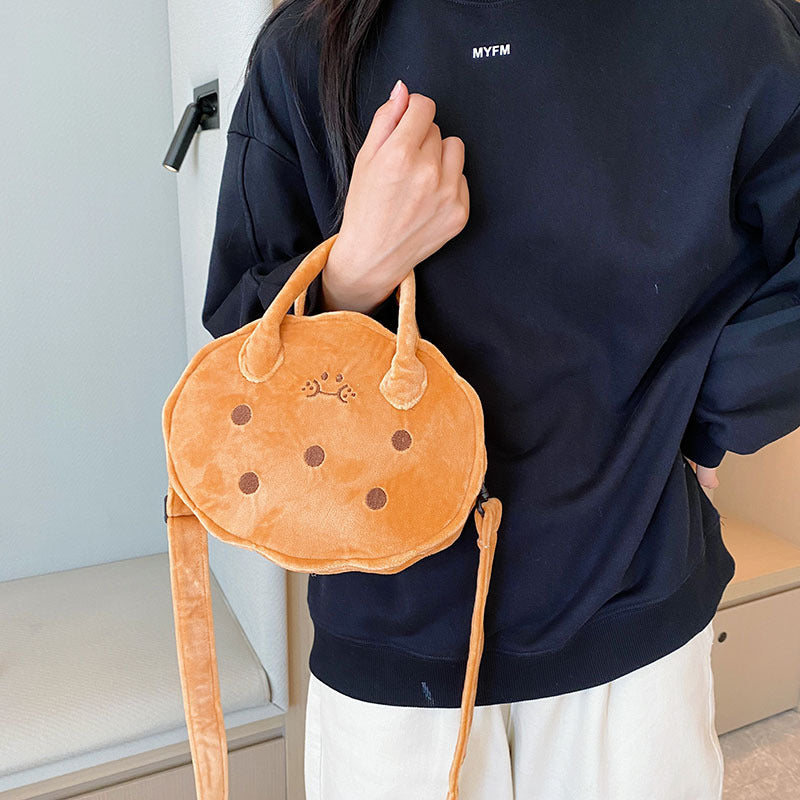 Wholesale Cookies, Cartoon Bags, Plush Crossbody Bags